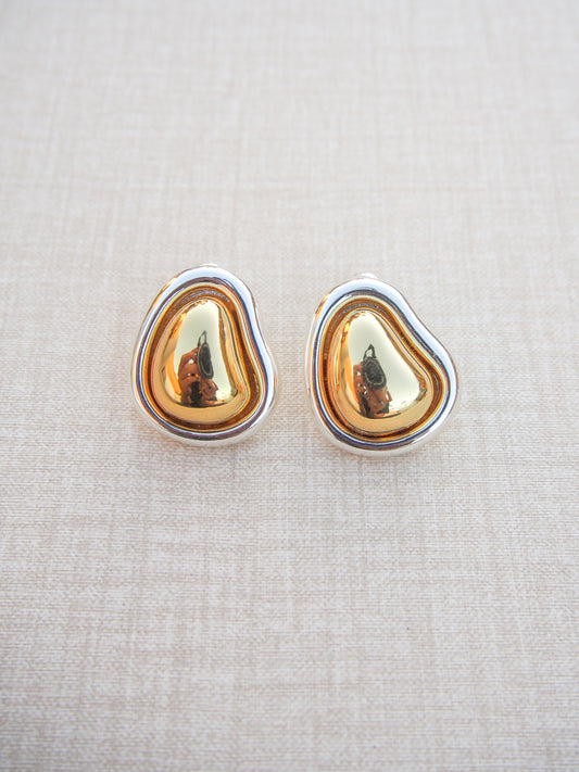 Silve Gold Studs